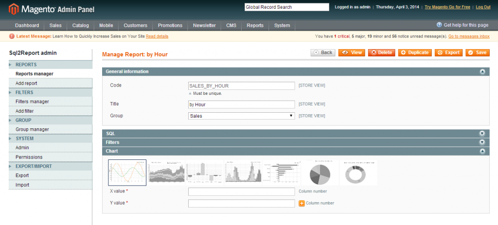 howto create report 060